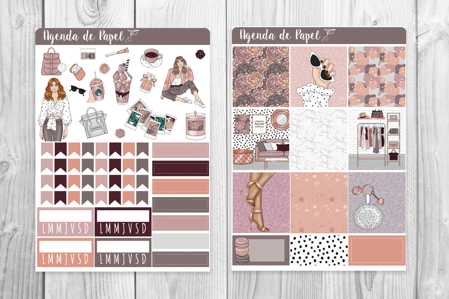 Beautiful Love Weekly Kit / Agenda Stickers