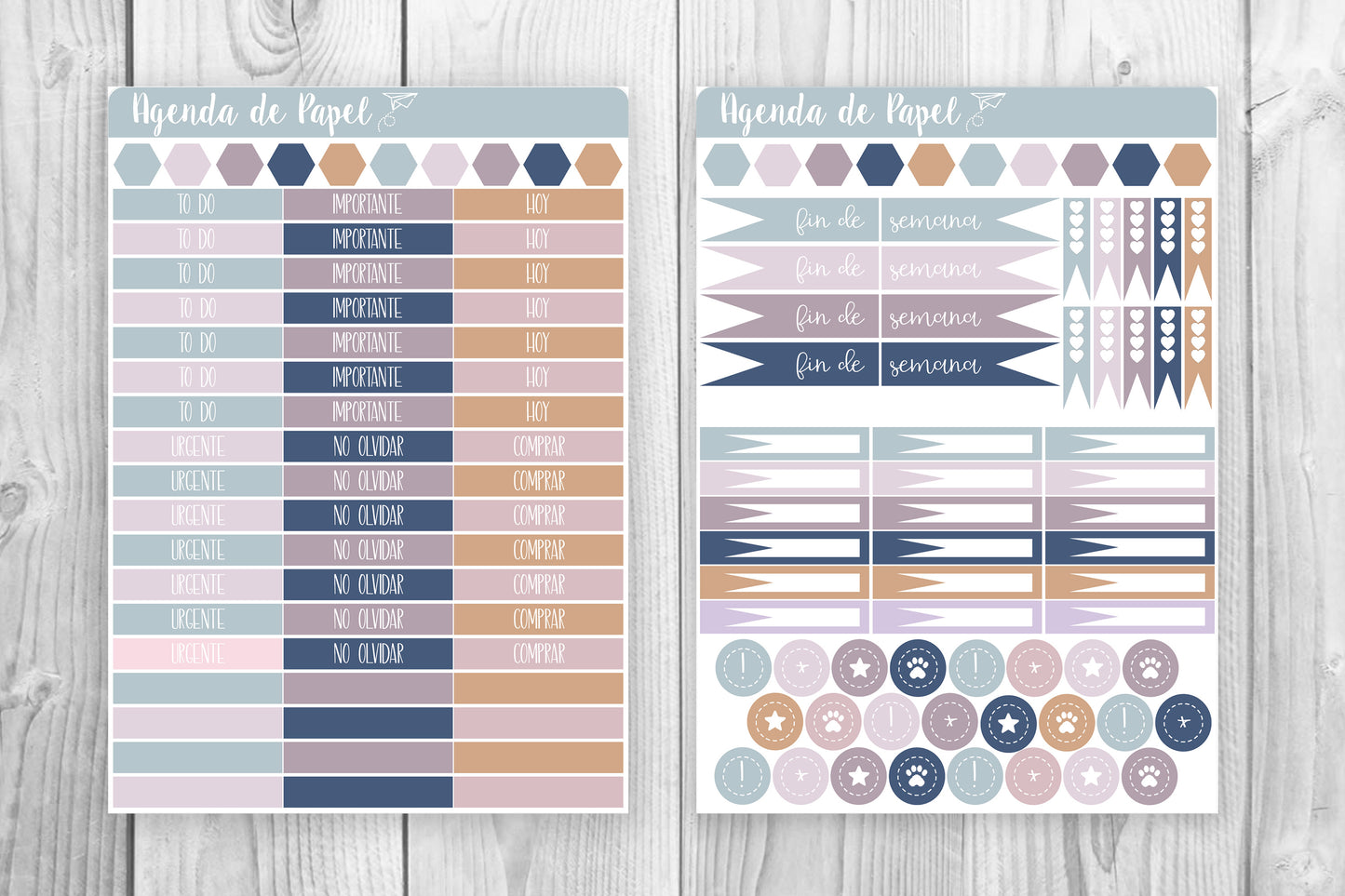Beautiful Love Weekly Kit / Agenda Stickers