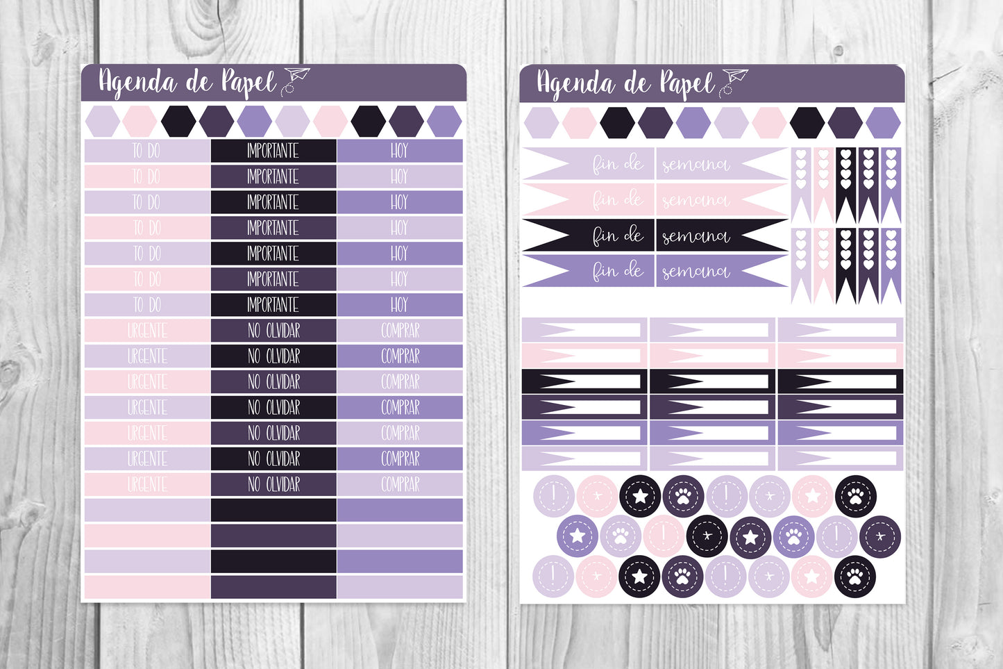 Beautiful Love Weekly Kit / Agenda Stickers