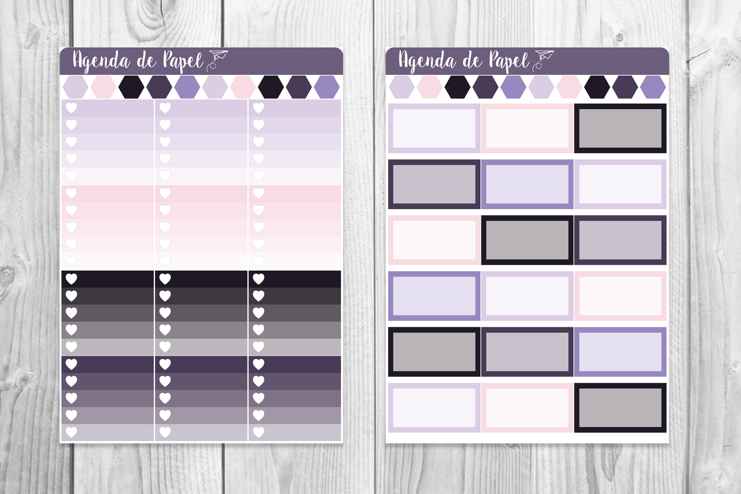 Beautiful Love Weekly Kit / Agenda Stickers