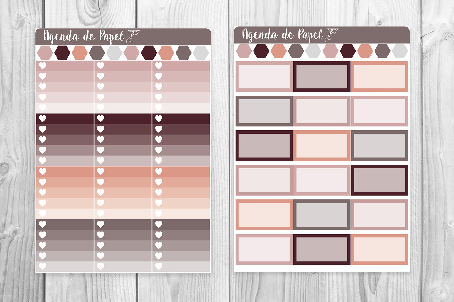 Beautiful Love Weekly Kit / Agenda Stickers