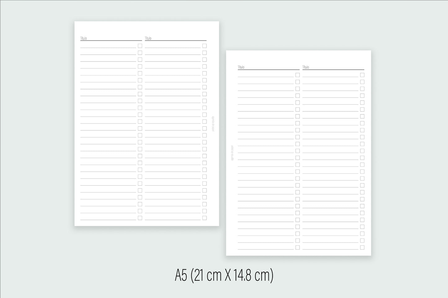 List Insert | Paper Agenda