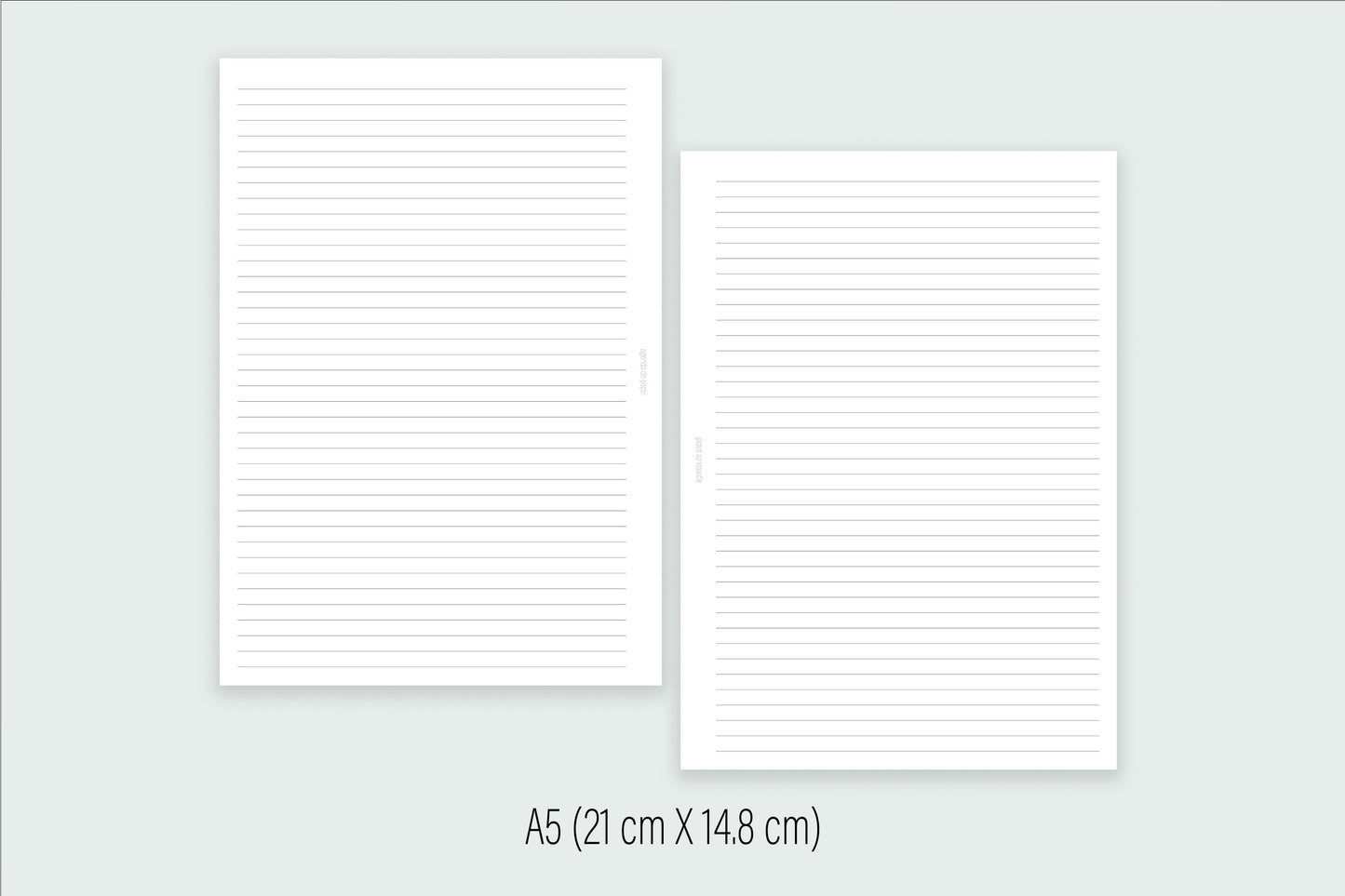 Striped Note Insert | Paper Agenda