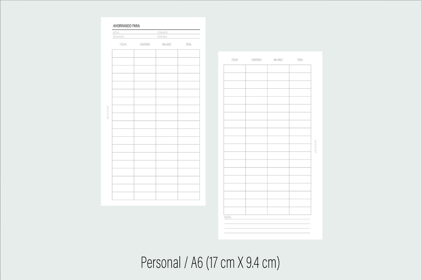 Savings Insert | PAPER AGENDA