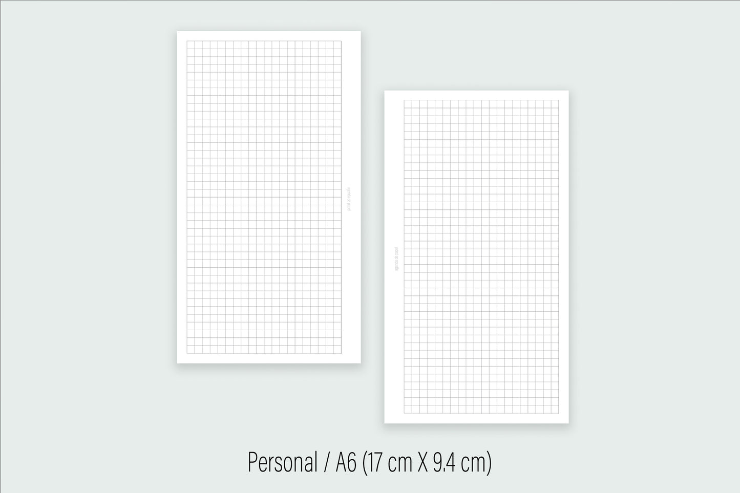 Grid Note Insert | Paper Agenda