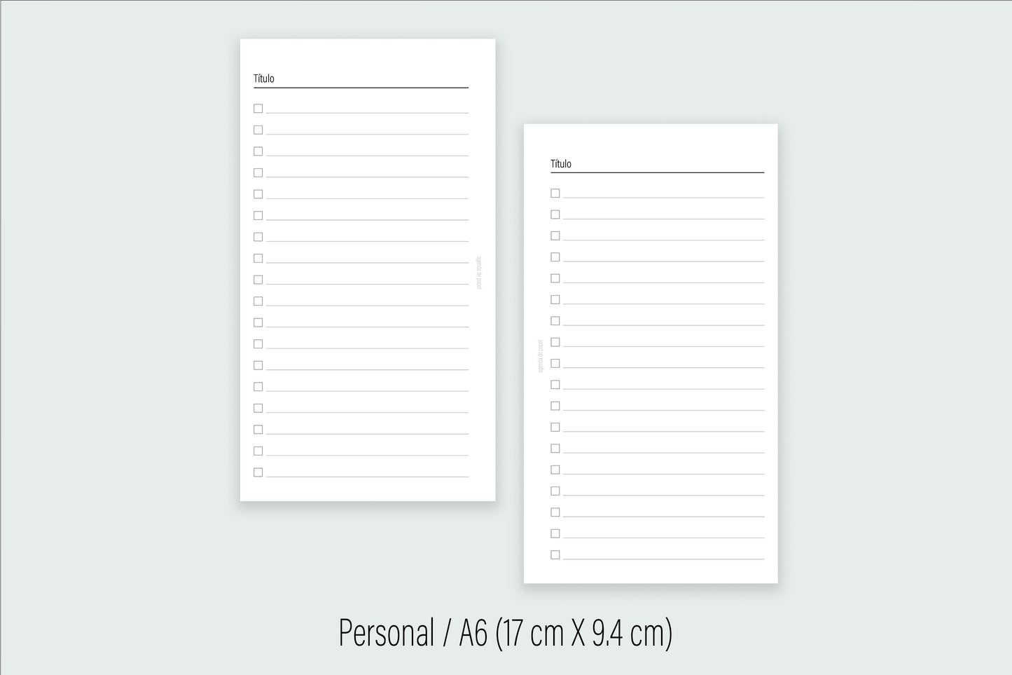 List Insert | Paper Agenda