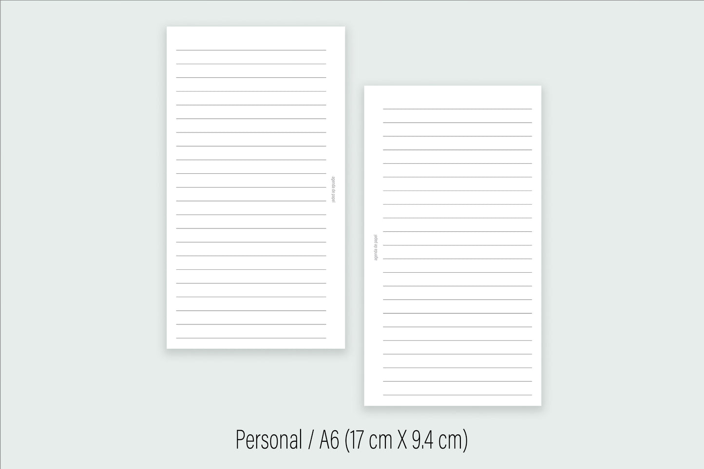 Striped Note Insert | Paper Agenda