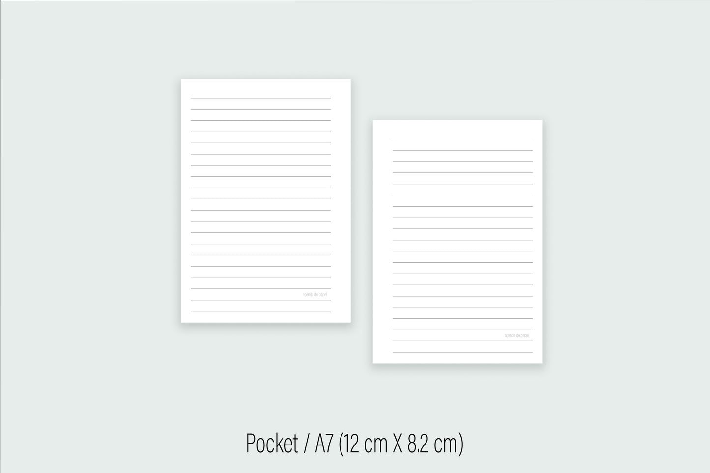 Striped Note Insert | Paper Agenda