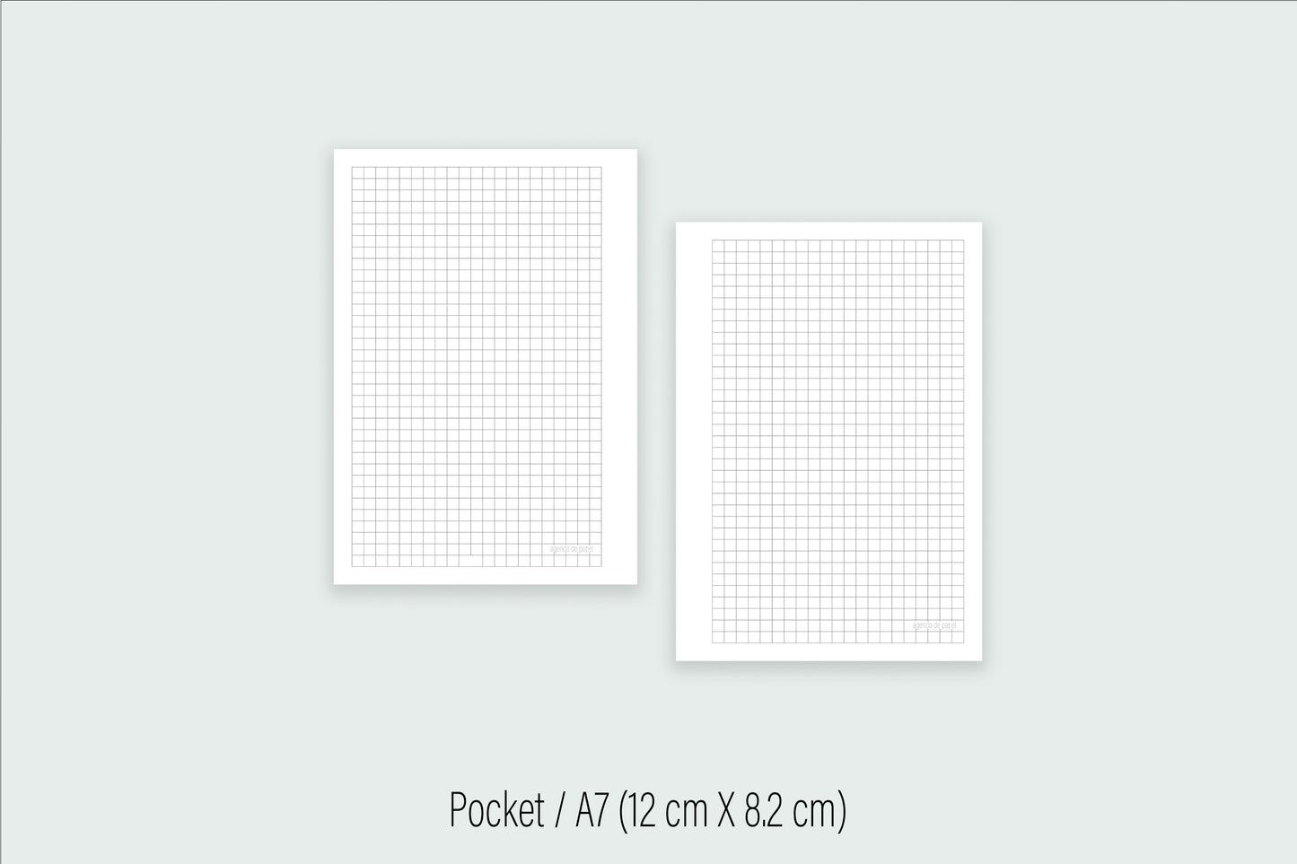 Grid Note Insert | Paper Agenda