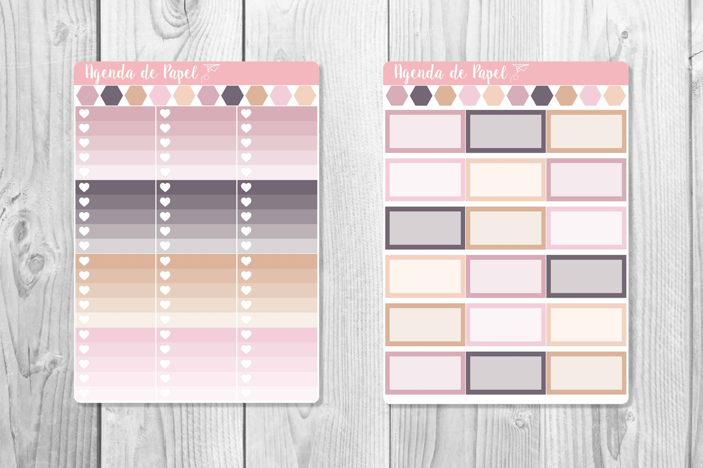 #GIRLBOSS weekly kit / Agenda stickers | Paper Agenda