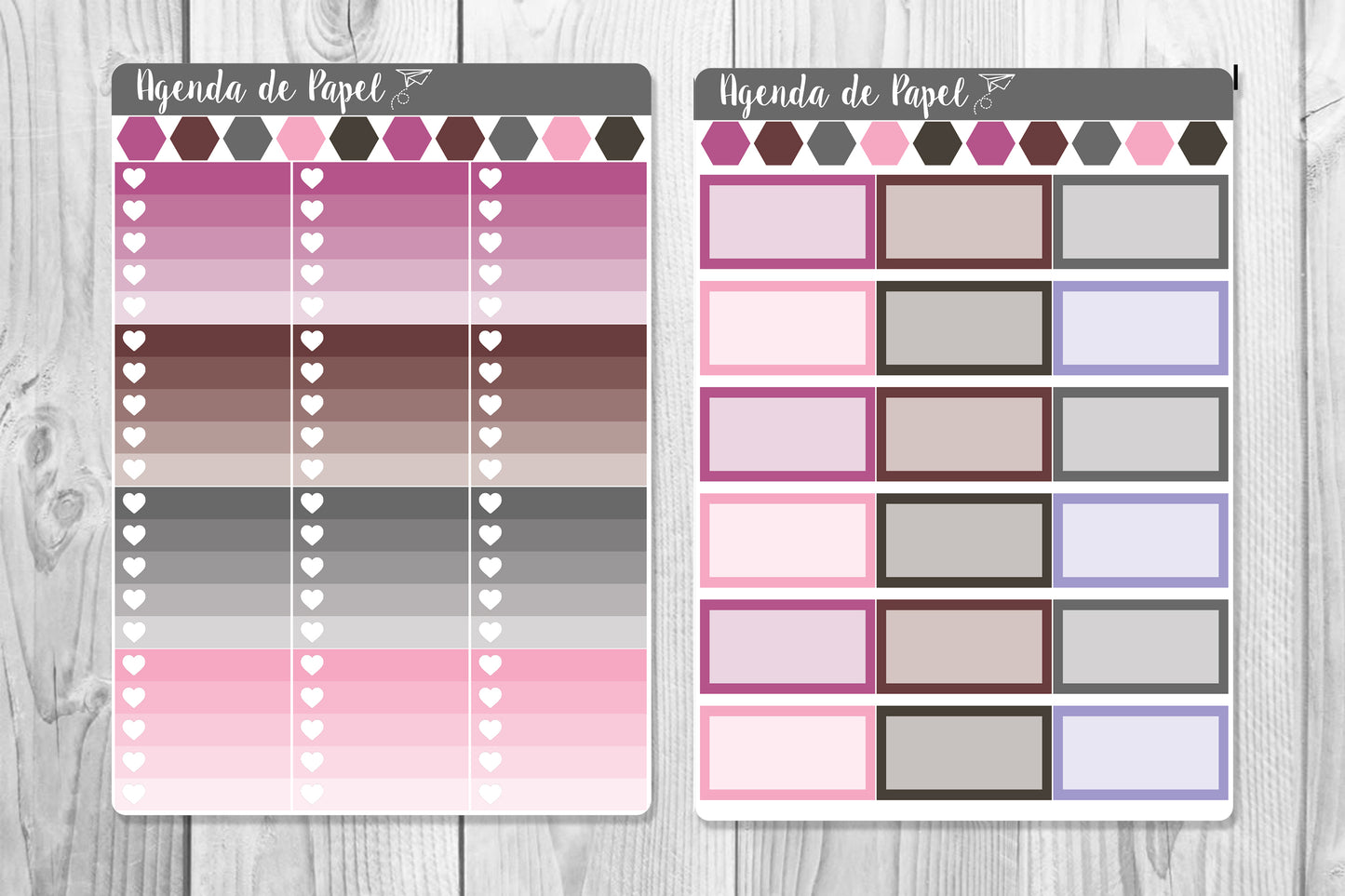 October Glam Weekly Kit / Agenda Stickers | Paper Agenda