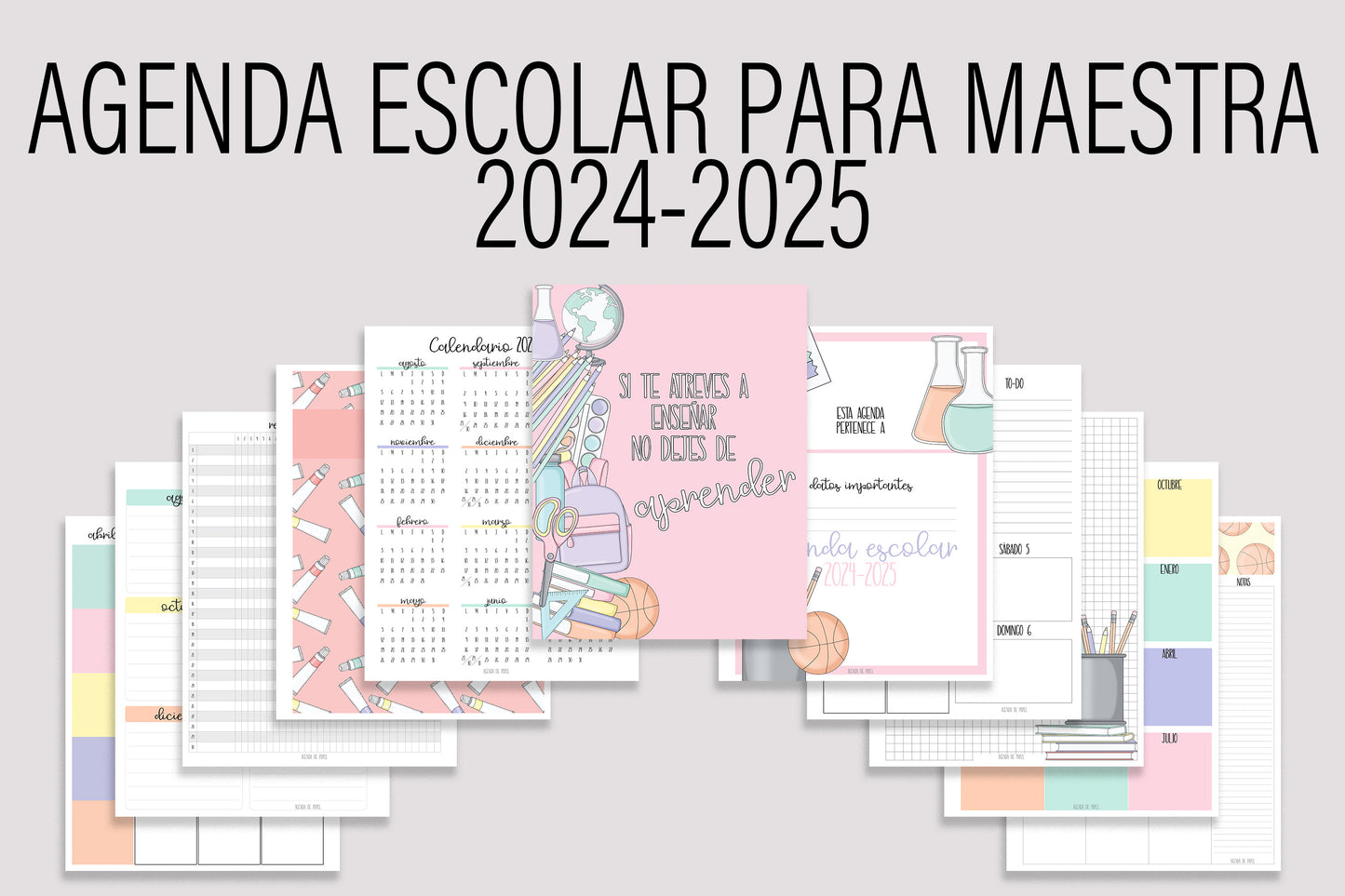 Agenda for Teachers 2023-2024 | Paper Agenda