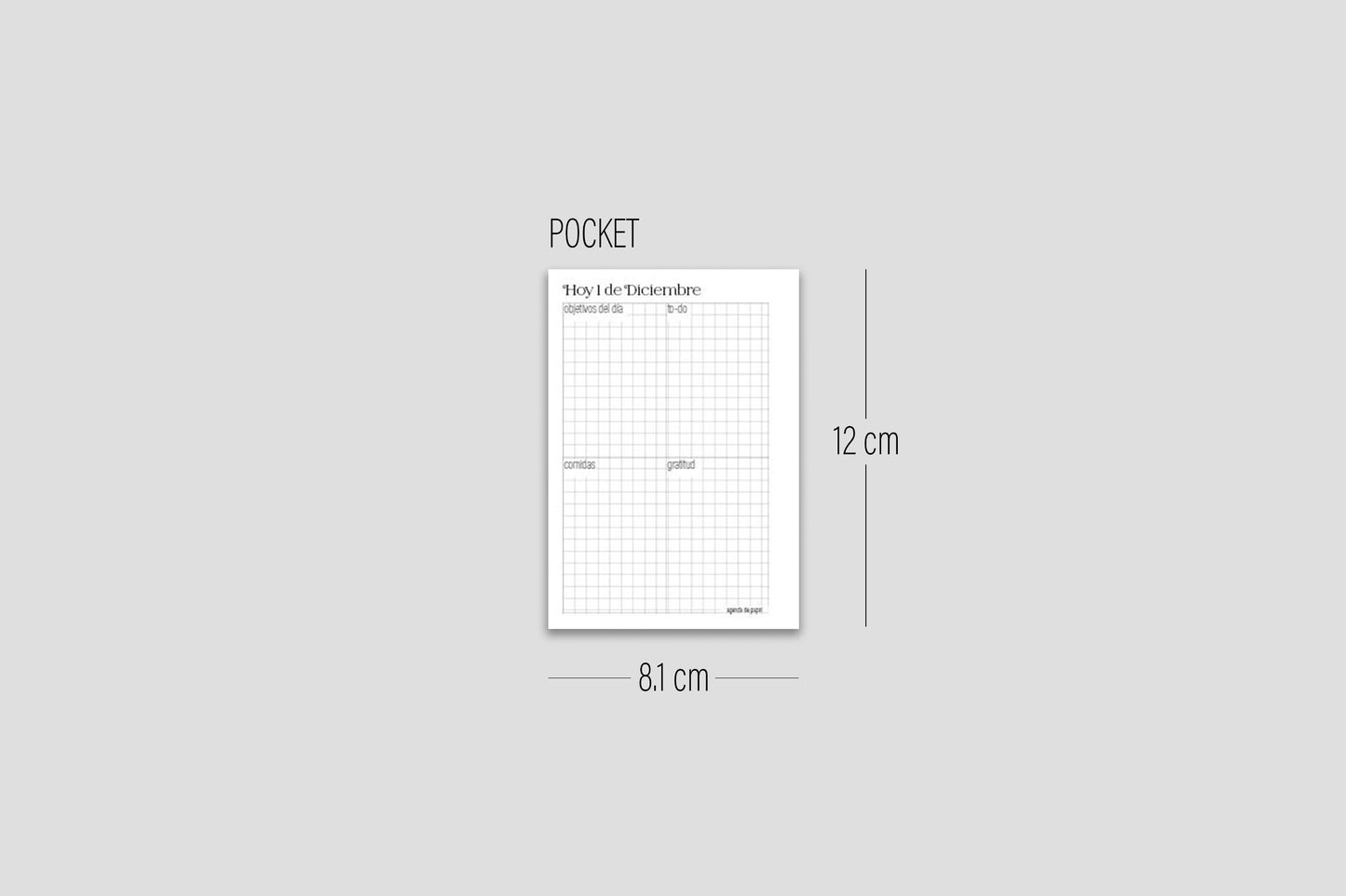 Paper Agenda Christmas Planner // Minimalist