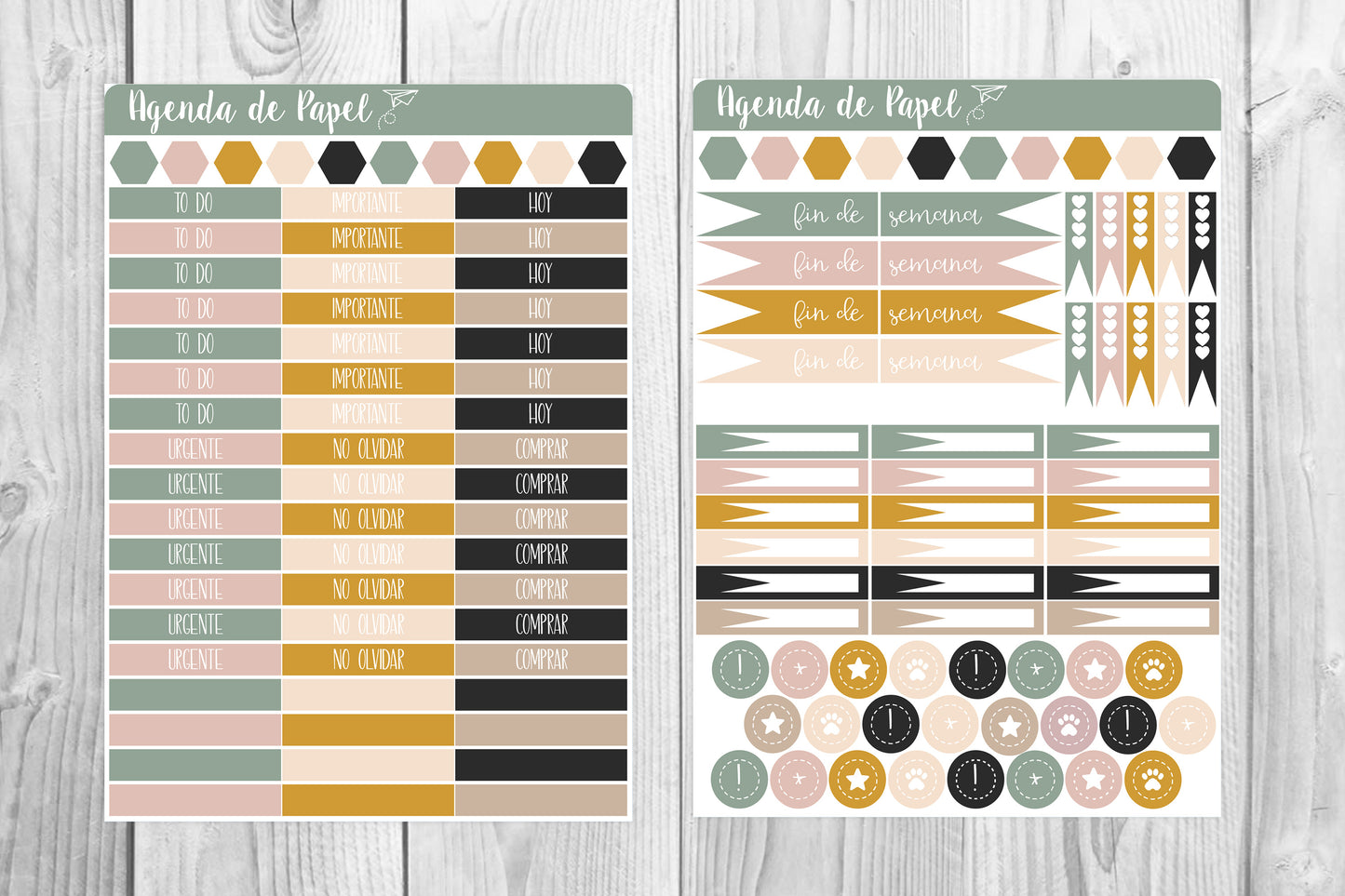 Beautiful Love Weekly Kit / Agenda Stickers
