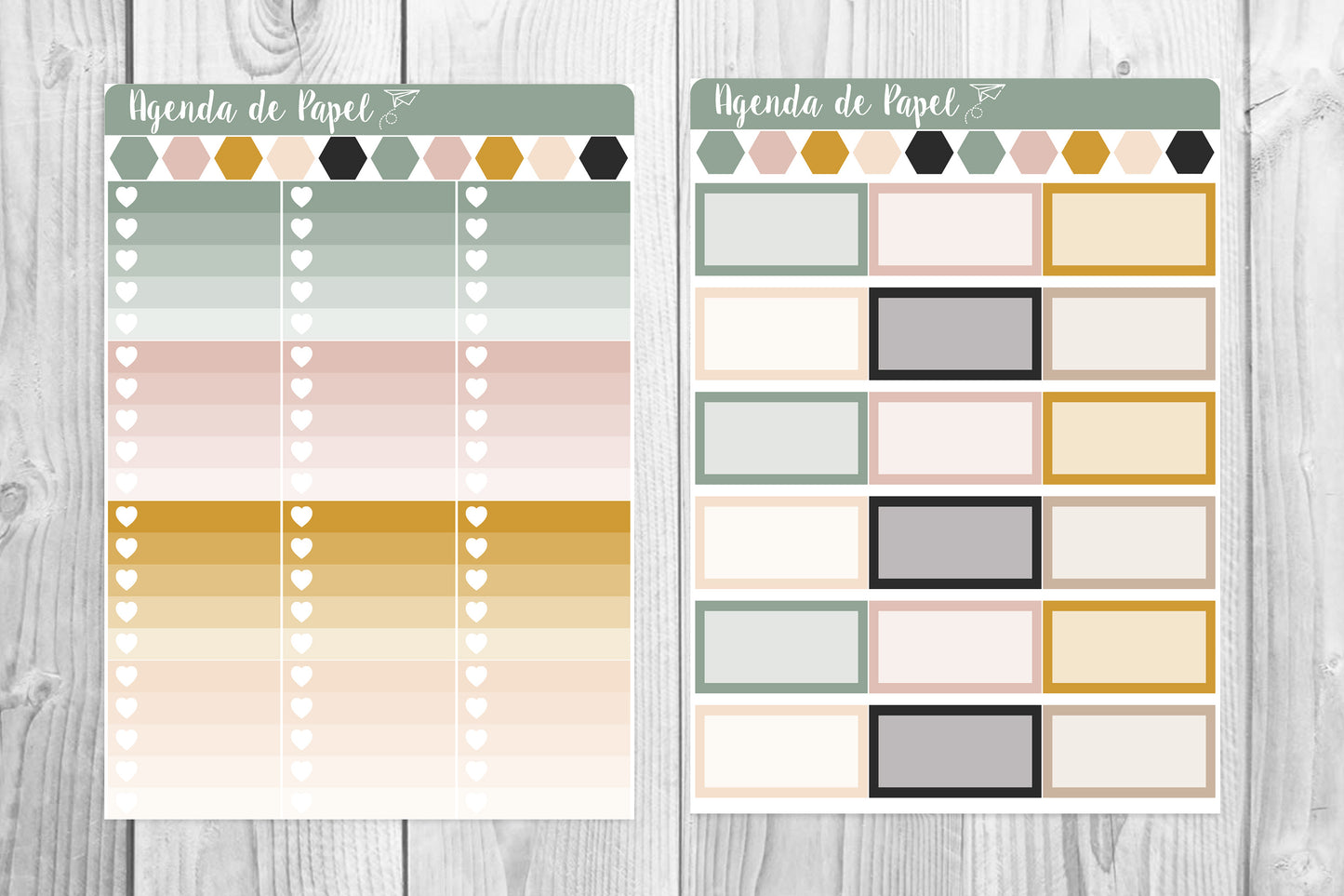 Beautiful Love Weekly Kit / Agenda Stickers