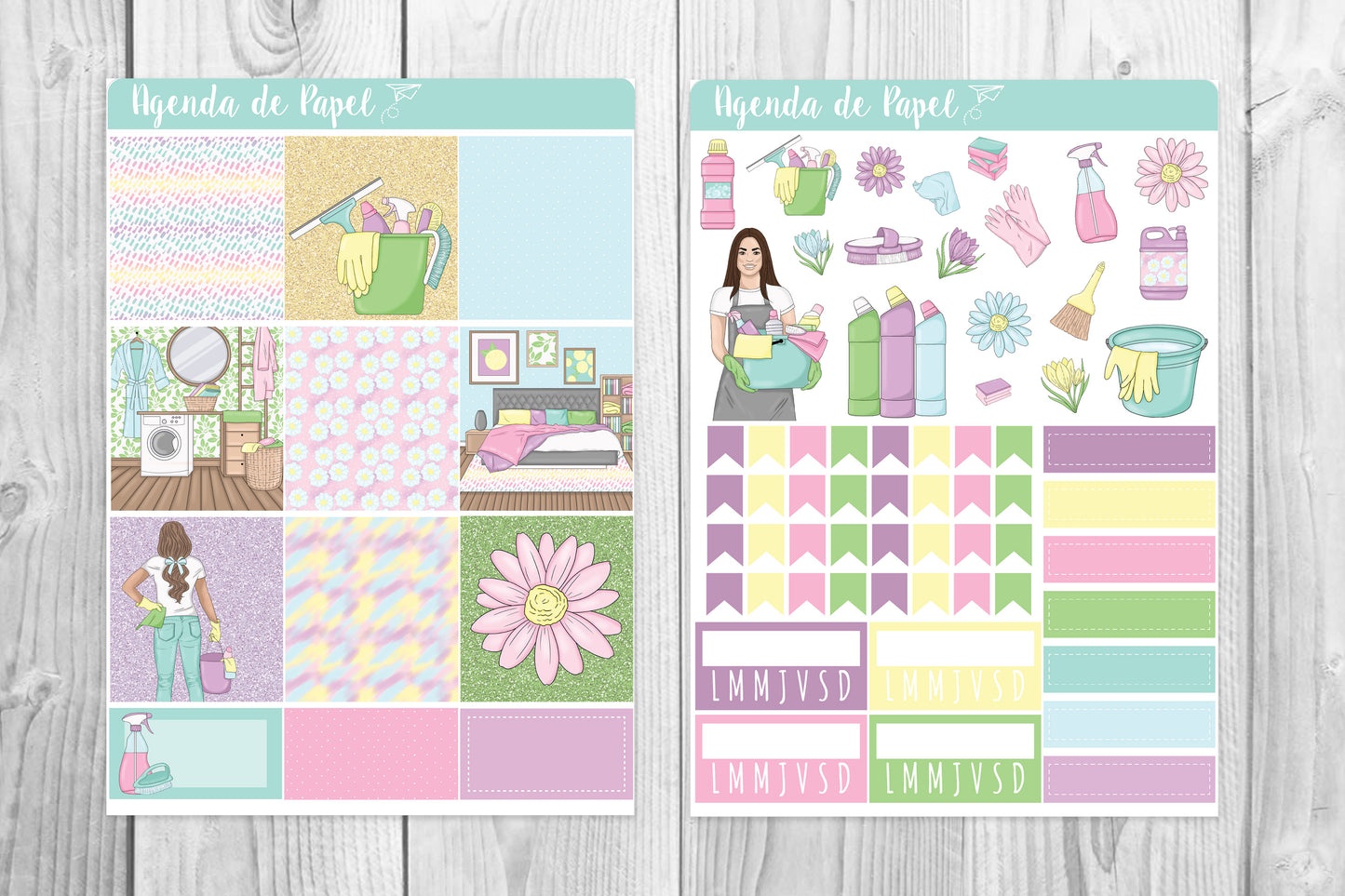 Beautiful Love Weekly Kit / Agenda Stickers