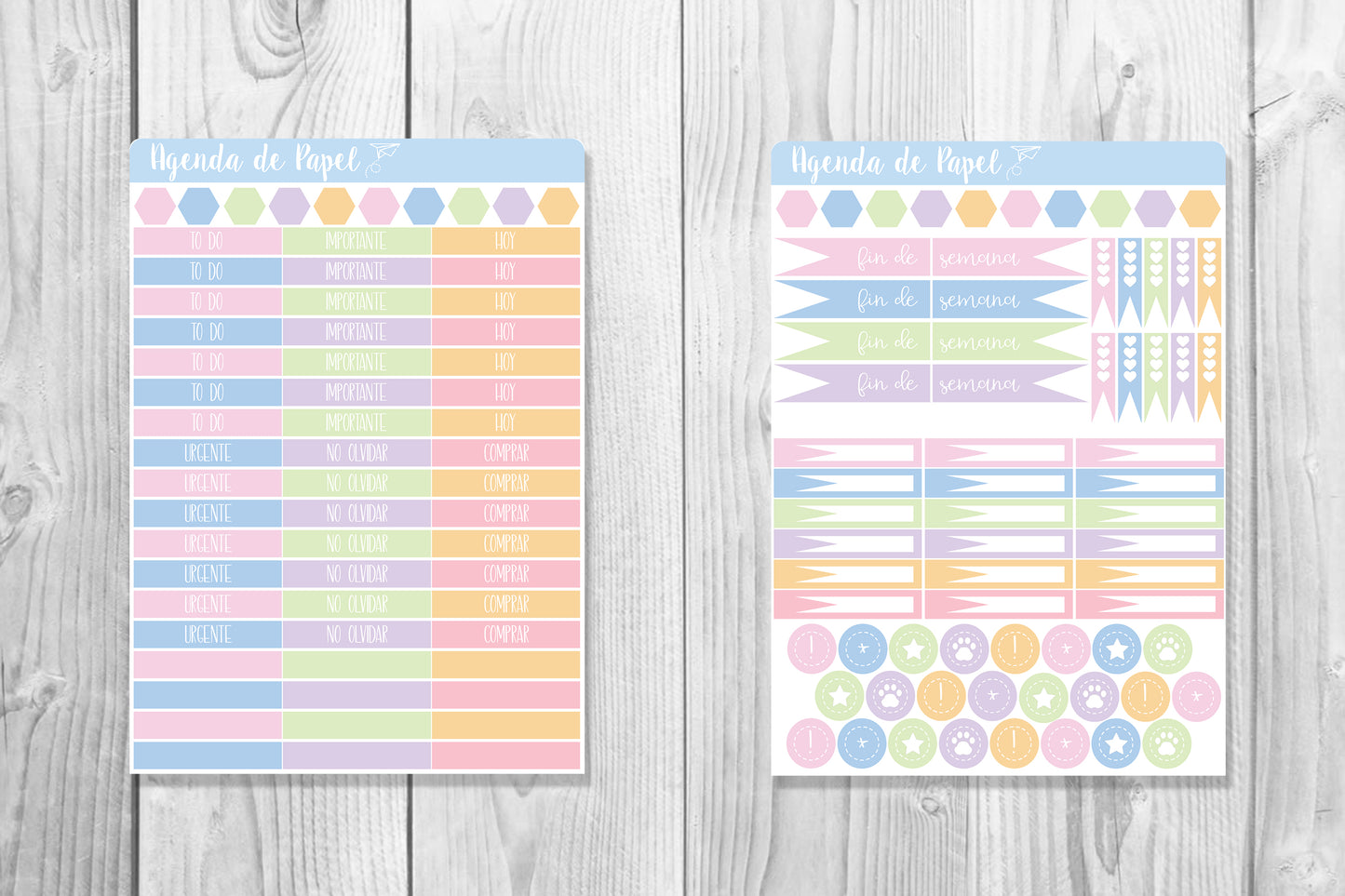 Easter Magic Weekly Kit / Agenda Stickers
