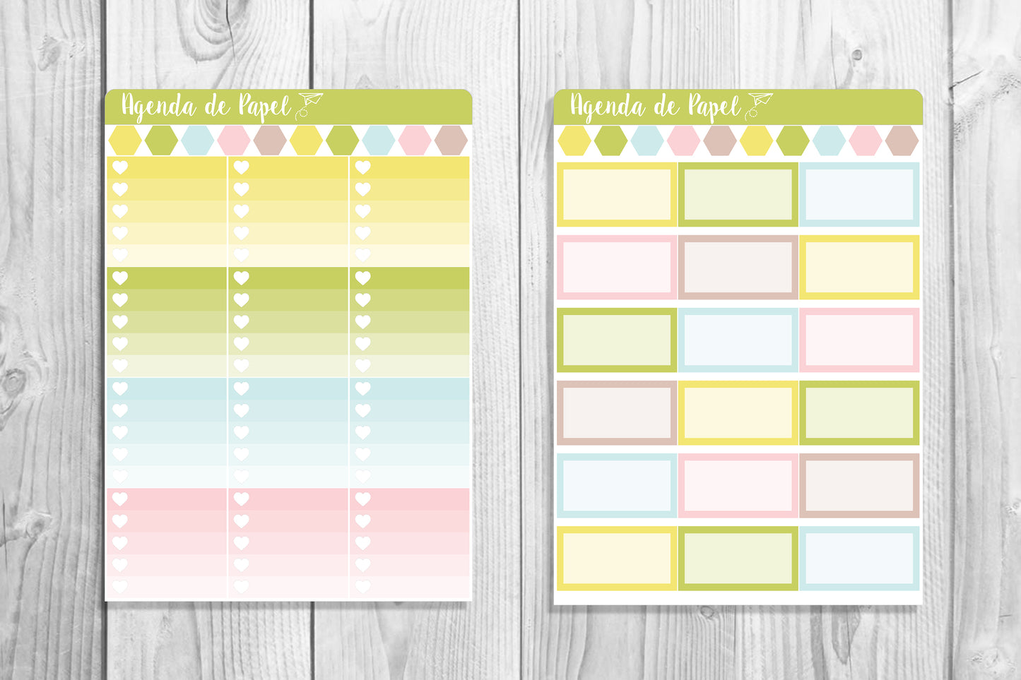 Weekly kit Hello Spring! / Agenda stickers | Paper Agenda