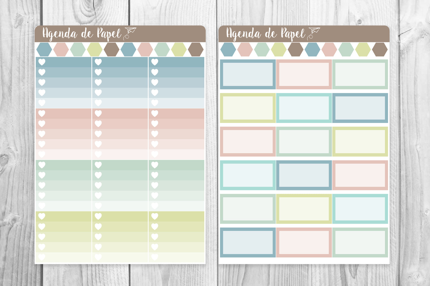 Beautiful Love Weekly Kit / Agenda Stickers