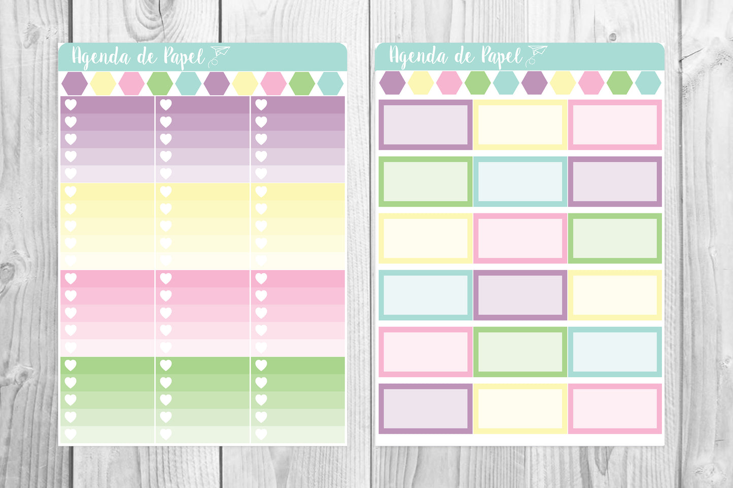 Beautiful Love Weekly Kit / Agenda Stickers