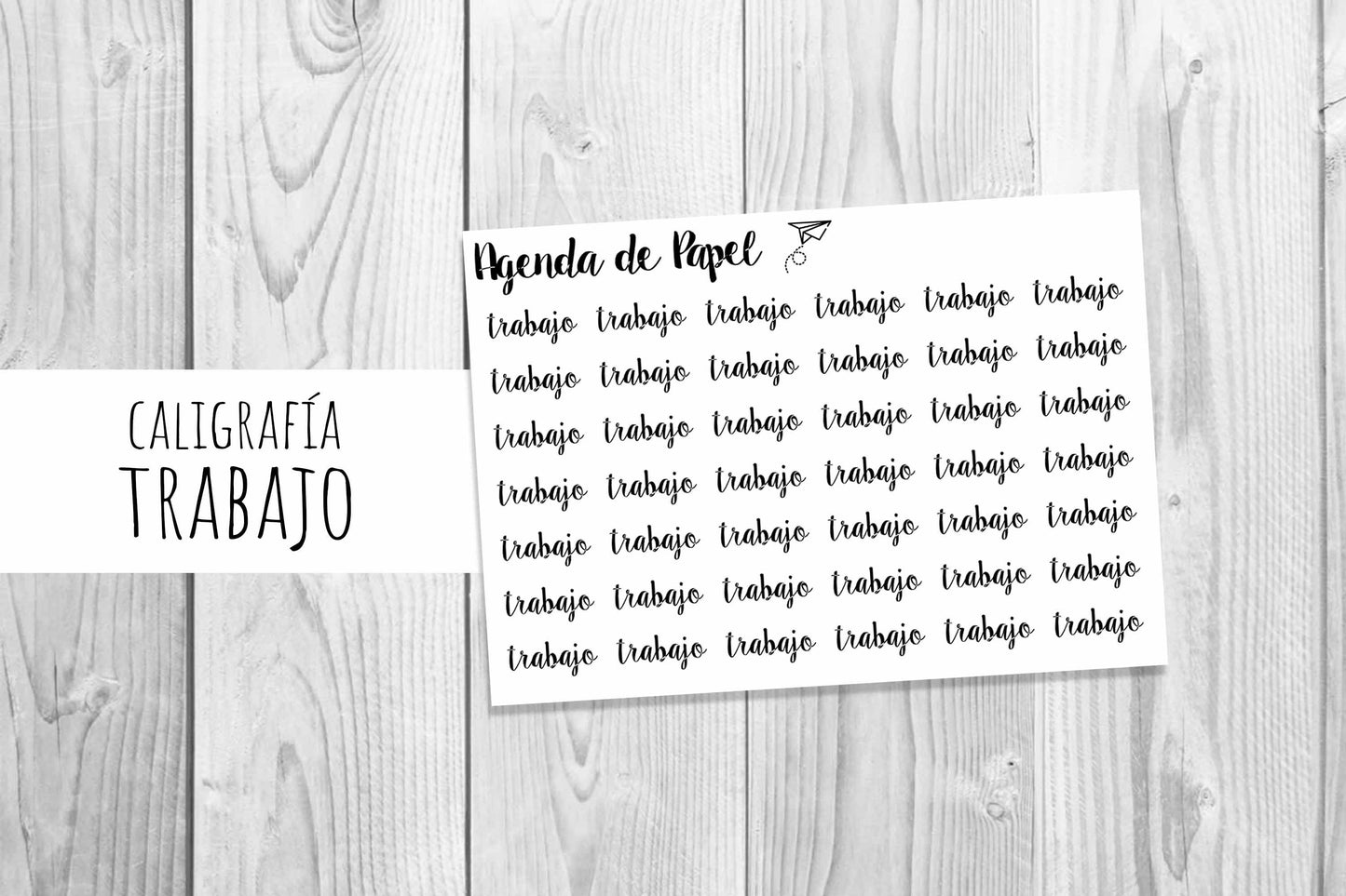 Calligraphy stickers // Work | Paper Agenda