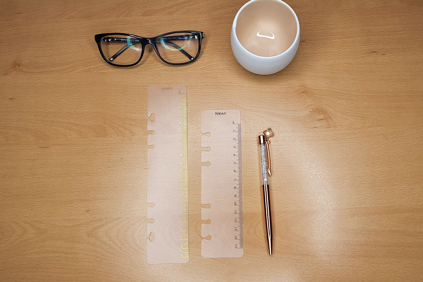 Paper Agenda // Day marker ruler