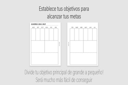 Agenda de Papel Escolar 2026-2027 DESCARGA DIGITAL