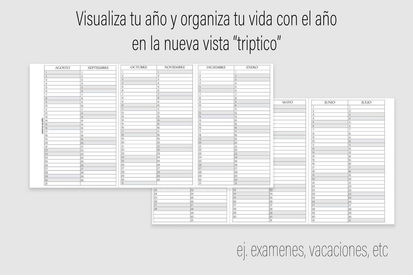 Agenda de Papel Escolar para MAMÁ 2026-2027 DESCARGA DIGITAL