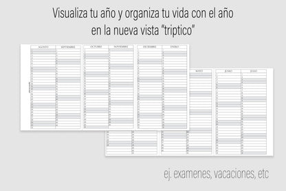 Agenda de Papel Escolar para MAMÁ 2026-2027 DESCARGA DIGITAL