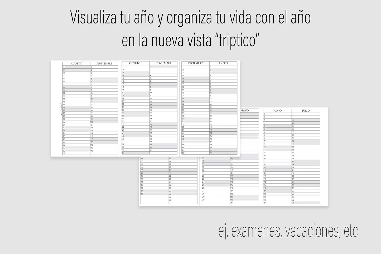 Agenda de Papel Escolar para MAMÁ 2026-2027 DESCARGA DIGITAL