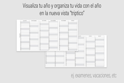 Agenda de Papel Escolar para MAMÁ 2026-2027 DESCARGA DIGITAL
