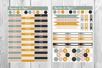 Beautiful Love Weekly Kit / Agenda Stickers
