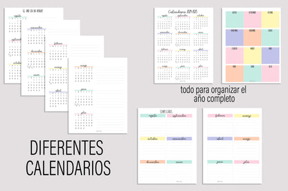 Agenda de Papel para Maestras 2024-2025