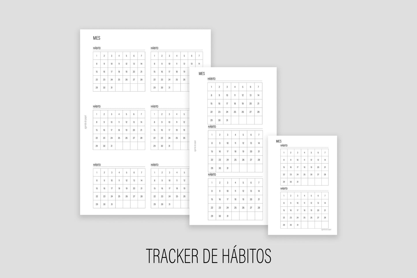 Inserto Tracker de Hábitos | Agenda de Papel