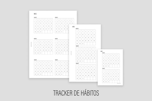 Inserto Tracker de Hábitos | Agenda de Papel