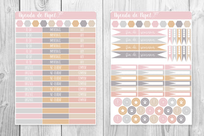 Beautiful Love Weekly Kit / Agenda Stickers