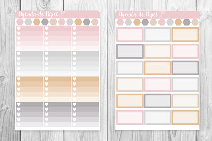 Beautiful Love Weekly Kit / Agenda Stickers