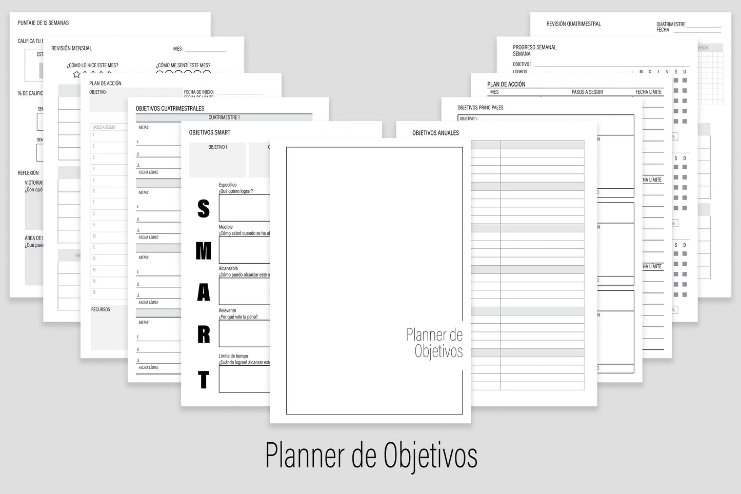 Planner de Objetivos | Agenda de Papel