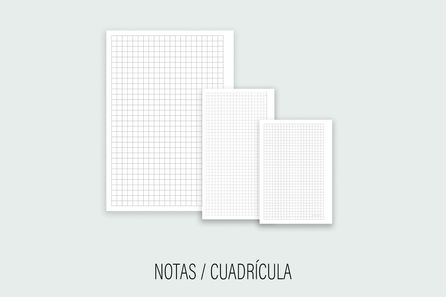 Inserto de Notas Cuadrícula | Agenda de Papel